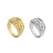 Edelstahl Gold Nugget Trendy herren Hip-Hop Zubehör Boxen Cast Ring Netze_voghion.com