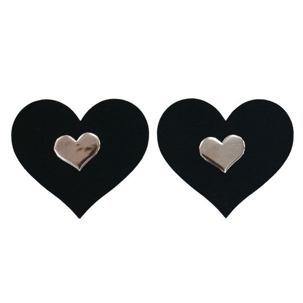 Sexiga bröst Kvinnliga vårtgård svart röd silver Försiktiga bröst_voghion.com