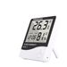 HTC-1 Indoor Digital Thermometer Hygrometer With Alarm Clock, Large LCD Screen For Home, Office, Nursery – Accurate Temperature & Humidity Monitor_voghion.com