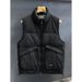 Pulse Premium Card Green White Duck Thickened Trendy Brand Down Winter New Outerwear Warm Vest Men's Clothing_voghion.com