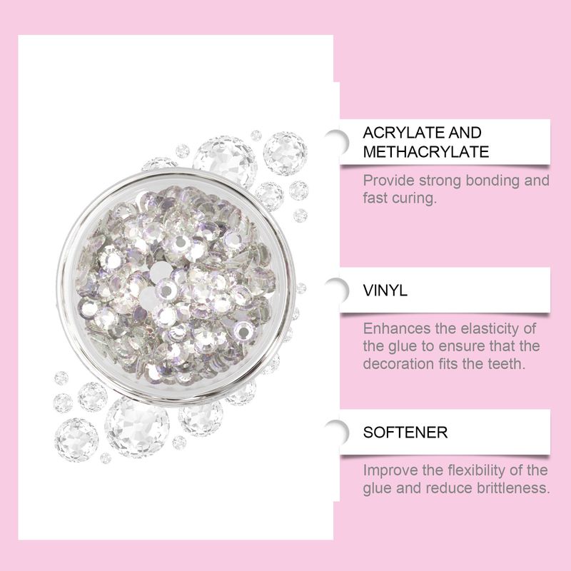 DIY set of tooth gems, fashionable and shining personalized toothpaste for dental beauty decoration, convenient and lasting_voghion.com