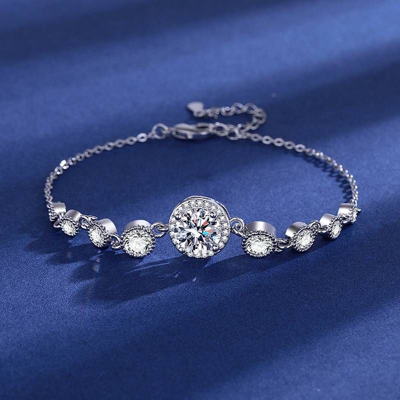 8 Star Bracelet Women's Inlaid Round Diamond Bracelet Bracelet Bracelet_voghion.com