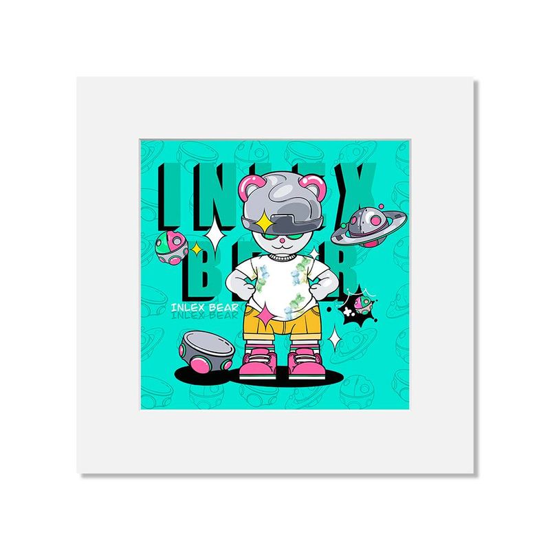 Stampa artistica digitale a fumetti "Vibrazioni rilassanti" - Illustrazione kawaii carina, arte divertente minimalista, opera d'arte originale, regalo unico per la casa_voghion.com