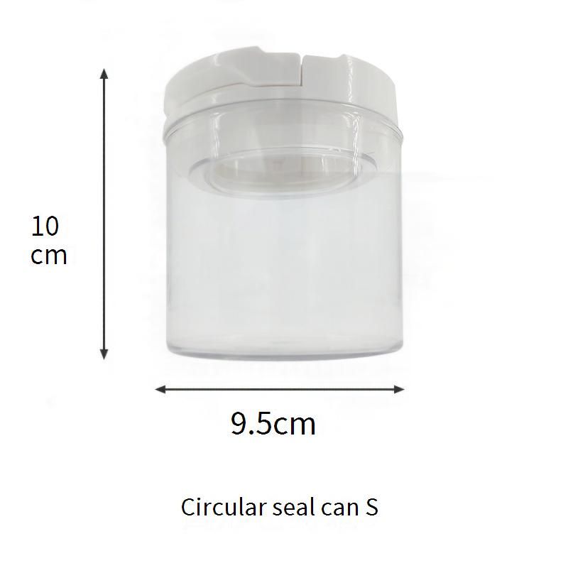 Airtight Food Storage Containers - Kitchen Pantry Organizers For Grains Snacks & Tea (Set Of 6 BPA-Free Plastic)_voghion.com