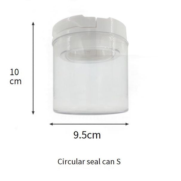 Airtight Food Storage Containers - Kitchen Pantry Organizers For Grains Snacks & Tea (Set Of 6 BPA-Free Plastic)_voghion.com