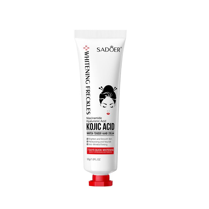 Hand Cream SADOER Kojic Acid Whitening Moisturizing Hand Cream 30g Moisturizing And Rejuvenating Skin Public Men's And Women's Hand Cream_voghion.com