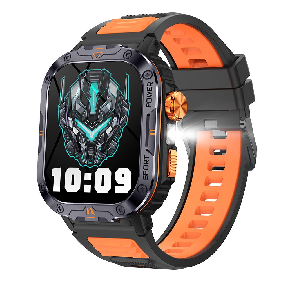 Smart Watch With Bluetooth Calling, Flashlight, Heart Rate/Blood Pressure Monitoring, Outdoor Sports Tracking & Local Music Playback_voghion.com