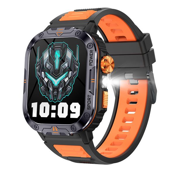 Smart Watch With Bluetooth Calling, Flashlight, Heart Rate/Blood Pressure Monitoring, Outdoor Sports Tracking & Local Music Playback_voghion.com