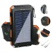 30000 MAh Charger Mobile Phones, Portable Solar Power Bank, Dual 5 V USB Ports, 2 LED Light Flashlight For Outdoor_voghion.com