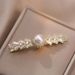 Hairpin Women's Dongdaemun Hollow Bangs Clip Fashion Temperament Versatile Bowknot Zircon Duckbill Clip Side Clip_voghion.com