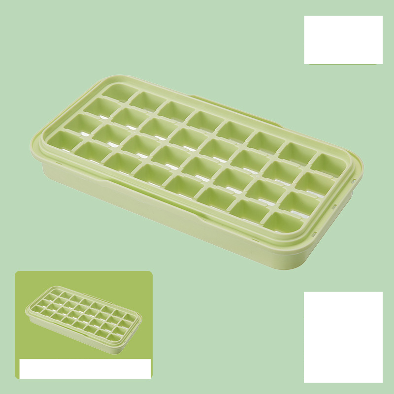 Silicone Ice Tray Ice Cube Mold Food Grade Ice Making Container Large Capacity Ice Box Ice Tray Mold Artifact_voghion.com