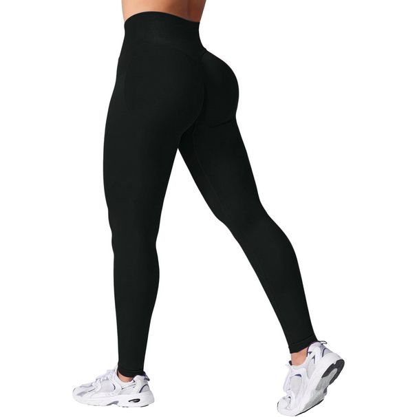 Nokometa Yoga Clothes Sweet Peach Hip Fitness Pants Sports Yoga Pants_voghion.com