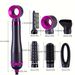 6in 1 Hot Dryer Set, Capable Of Quick Drying Styling, Automatic Curling And Straightening Device, 3-speed Adjustable,_voghion.com