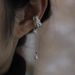 Cool And Stylish Heavy Craft Asymmetric Pearl Tassel Ear Clips Fashionable Versatile Niche Palace Style Light Luxury_voghion.com
