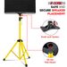 5 Core Speaker Stand Tripod Floor Heavy Duty Adjustable Up To 72 Inch DJ Studio Monitor Stands Pole Mount - SS HD YLW BAG_voghion.com