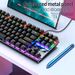 Paneel ZK Metaal RGB Gemengd licht Bedraad Blauw Schakelaar Mechanische sleutel Toetsen USB Tweekleurig Spel Kantoor De s_voghion.com