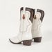 Martin For Women 2024 Autumn New Pointed Toe Embroidered Color Block Chunky Mid Heel Short Tube ZR Western Cowboy Boots_voghion.com