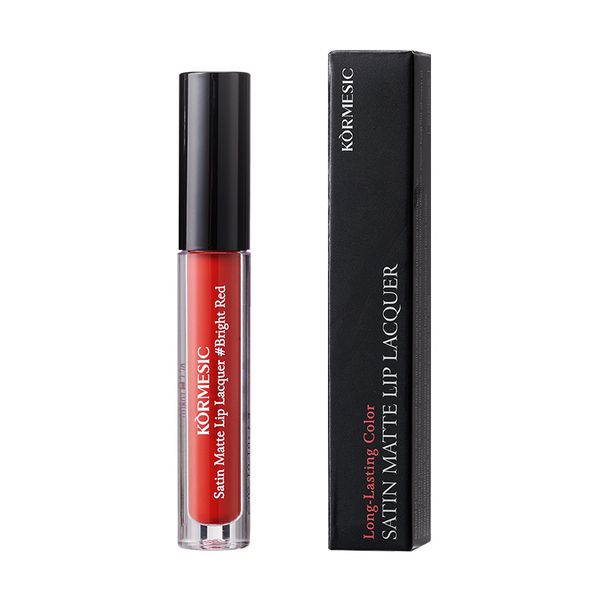 KORMESIC Satin Matte Lip Glaze 2.2g Matte Lip Color_voghion.com