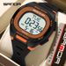 Digital Sports Watch With Alarm, Countdown, Snooze, Waterproof, Night Light For Students - Square Design, 50m Water Resistance_voghion.com