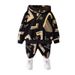 Kid's Clothing Boys Spring Suit 2024 Small and Medium Children's Long Sleeve Fashion Brand Two piece Suit Children's Sports Hooded Sweatshirt Letter_voghion.com