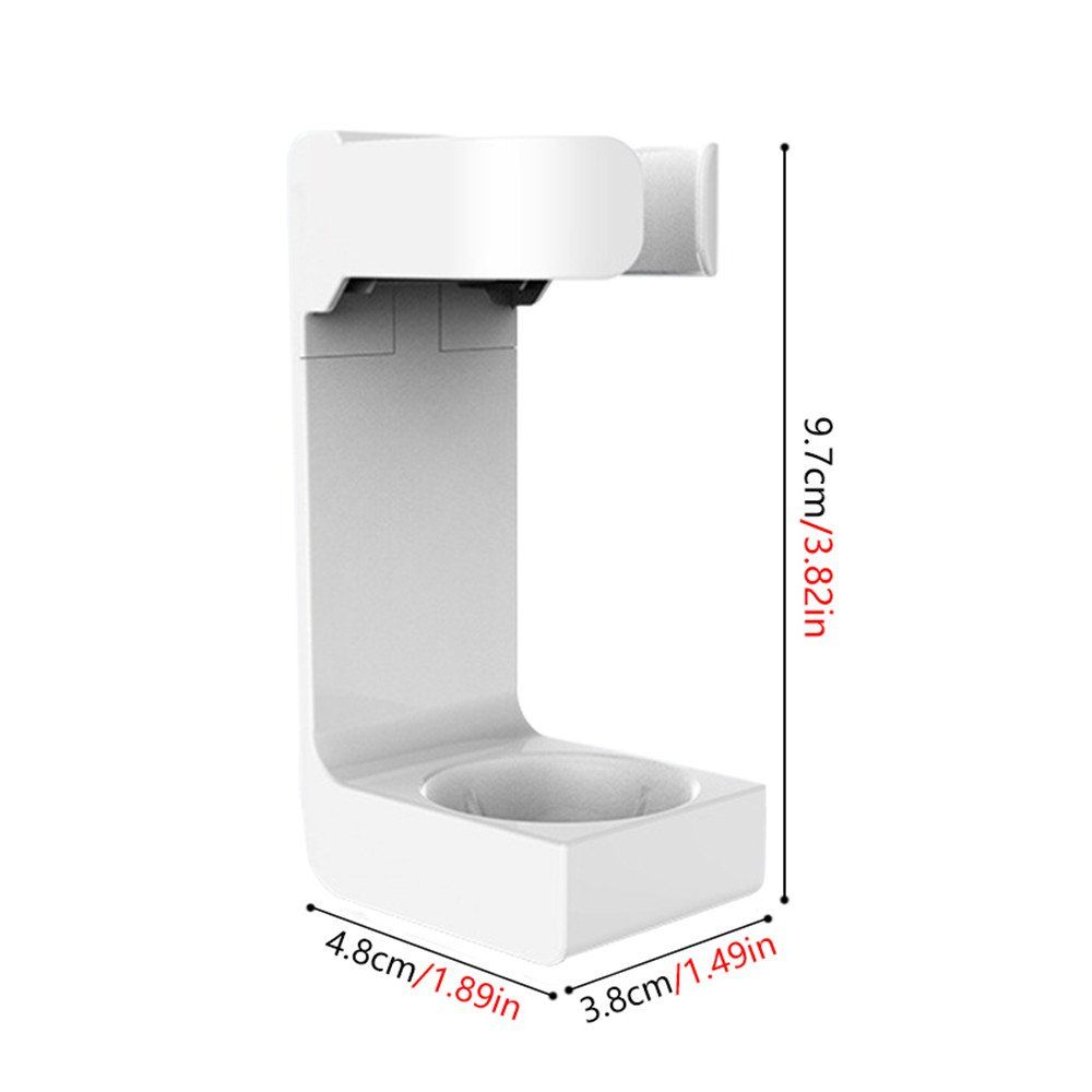 4er-Set Zahnbürstenhalter, elektrische Basis, Wandmontage, spurloser Zahnbürstenhalter, Ablage für Zahnbürstenkörper_voghion.com