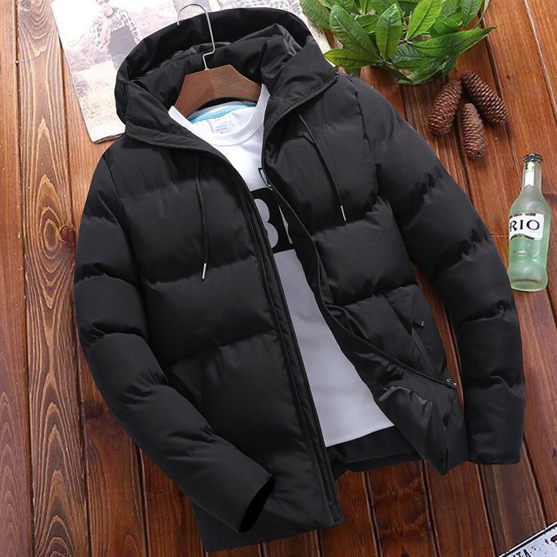  Neue hübsche kurze Baumwollkleidung für Herren, schlanke, trendige Baumwolljacke, Herrenbekleidung_voghion.com