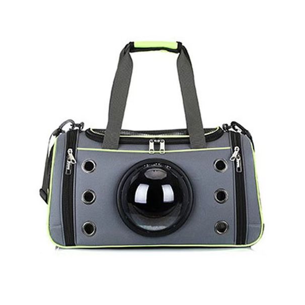 Straight Space Cat Single Shoulder Handheld Diagonal Foldable Small Dog Solid Color Breathable Pet Bag_voghion.com