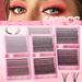 640 - Cluster Segmented False Eyelashes Set, Natural Curly Universal Lashes For Daily Wear_voghion.com