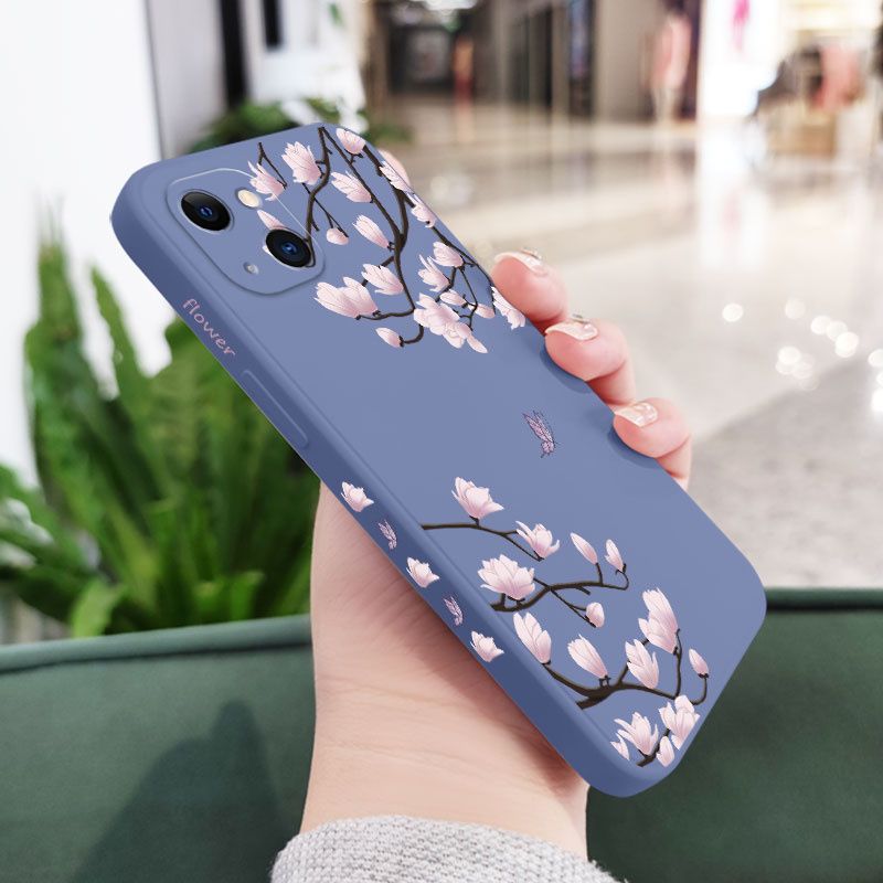 Tree Branch Phone Case For  16 15 14 13 12 11 X XR XS Plus Pro Max Mini Silicone Cover_voghion.com