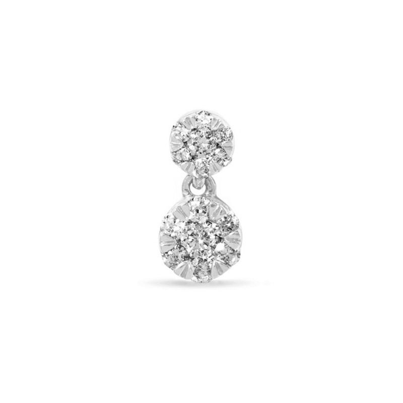 Unisex leggero lusso micro intarsiato zircone piercing osso orecchio unghie femmina titanio acciaio vite orecchini piercing_voghion.com