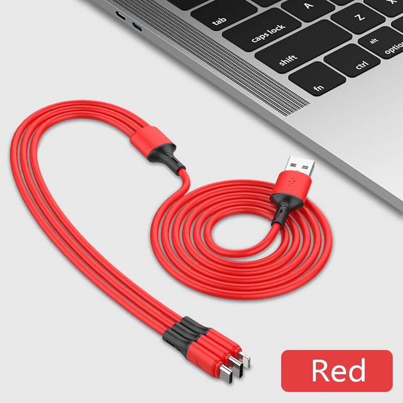 3 in 1 Fast Charging 120W 6A Type C Cable Micro USB Charging Cable USB for iPhone Samsung Huawei Xiaomi Mobile Phone_voghion.com