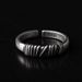 Hot sales Popular Lines Geometry For Men Jewelry Trendy Sterling Sier Ring Male Index Finger Accessories Adjustable_voghion.com