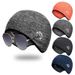 Gorro de invierno para correr al aire libre, resistente al viento y cálido, ideal para escalada y esquí, de forro polar, ¡muy vendido!_voghion.com