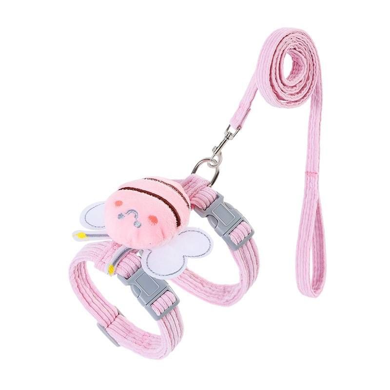 Cats Leash Anti-breakaway Outdoor Adjustable Chest Back Cats Leash_voghion.com
