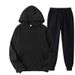 Men's Casual Hoodie & Jogger Set - Soft Fleece-Lined Two-Piece Outfit For Spring/Autumn | Trendy Streetwear & Sports Wear In 15 Colors (S-3XL)_voghion.com