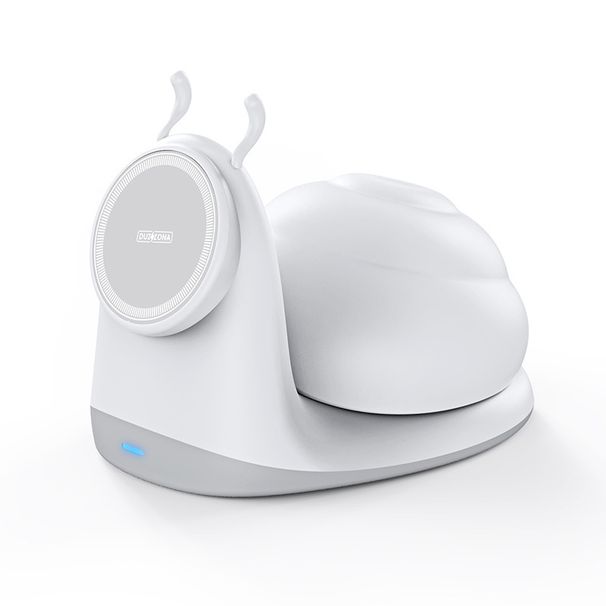 Wireless Chargers Snail Atmosphere Lamp Suitable For Magnetic Fast Charging Bracket Desktop_voghion.com