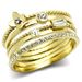 GL322 - IP Gold(Ion Plating) Brass Ring with Top Grade Crystal in Clear_voghion.com