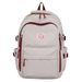 Women's Bags New version of niche solid color schoolbag spring style multi pocket backpack junior high school students large capacity backpack_voghion.com