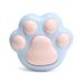 Cute Cat Paw USB Hand Warmer – Rechargeable Pocket Heater With LED Display, 3-Temperature Settings For Winter Comfort (Pink/Blue/Green)_voghion.com
