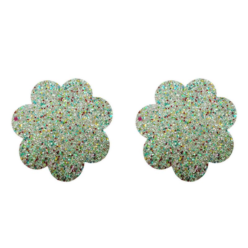 Multi-shape sexy breast patch one-time gorgeous luminous glitter powder breast patch_voghion.com