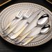 5-Piece Gold Flatware - Steak Knife & Spoon Set_voghion.com