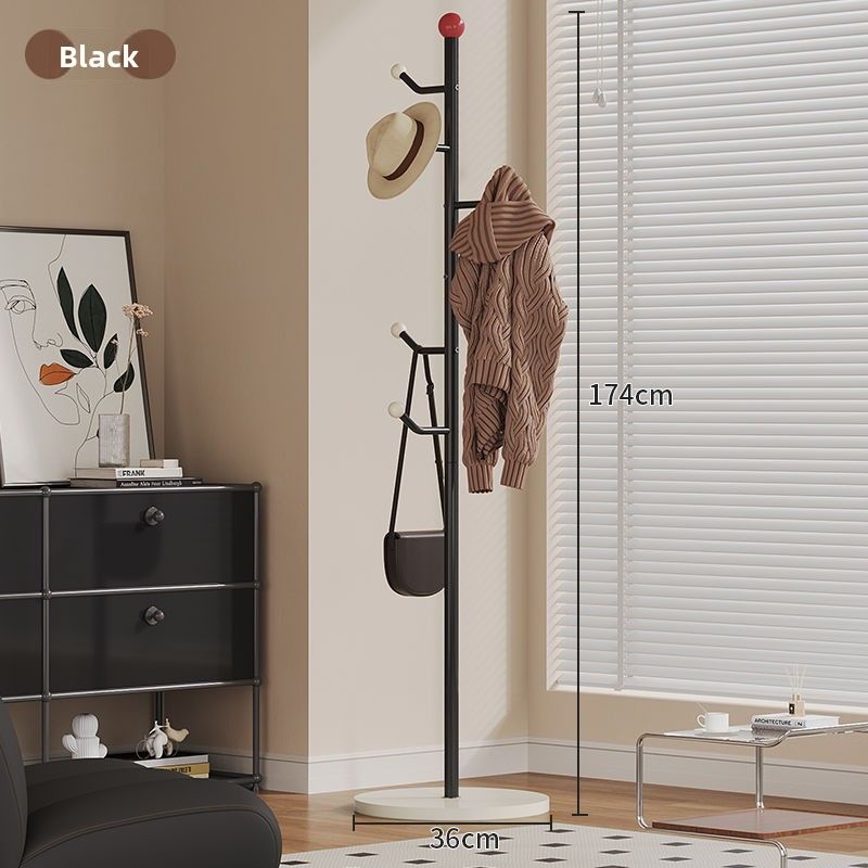 Coat New Model Floor-standing Rental House Bedroom Living Room Household Simple Clothes Rack Bag Hanger_voghion.com