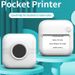 Mini Pocket Printer, Portable Thermal Printer,for Android or iOS APP,  Small Pocket Printer Used in Home, Office, Study, Work List Printing_voghion.com