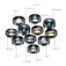 Mobile Phone Accessories Multi Functional Fisheye Wide Angle Macro Polarized Starlight Gradient Filter 11 In 1 Set Universal Mobile Phone Lens_voghion.com