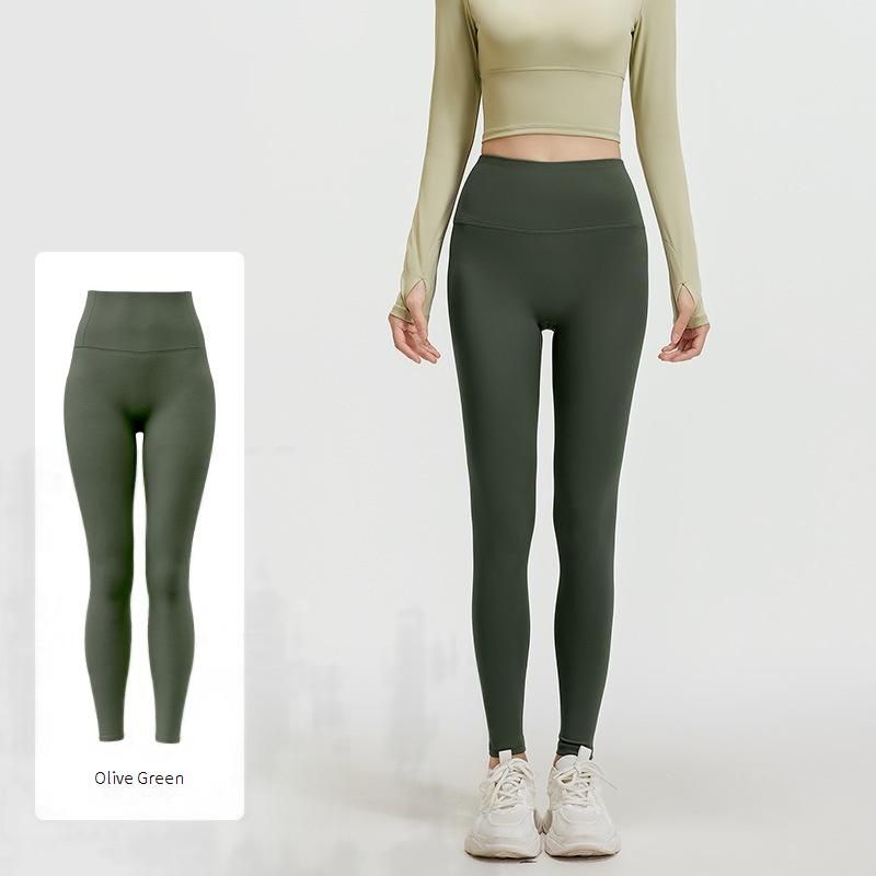 Seamless High-Waisted Yoga Pants For Women - Moisture-Wicking, Anti-Rolling, Tummy Control & Peach Lift - Comfortable Workout Leggings For Gym_voghion.com