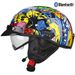 3C Certified Retro Bluetooth Motorcycle Helmet – Vintage Half Helmet With Built-in Speaker & Mic – Cruiser Open Face Helmet For Men & Women_voghion.com