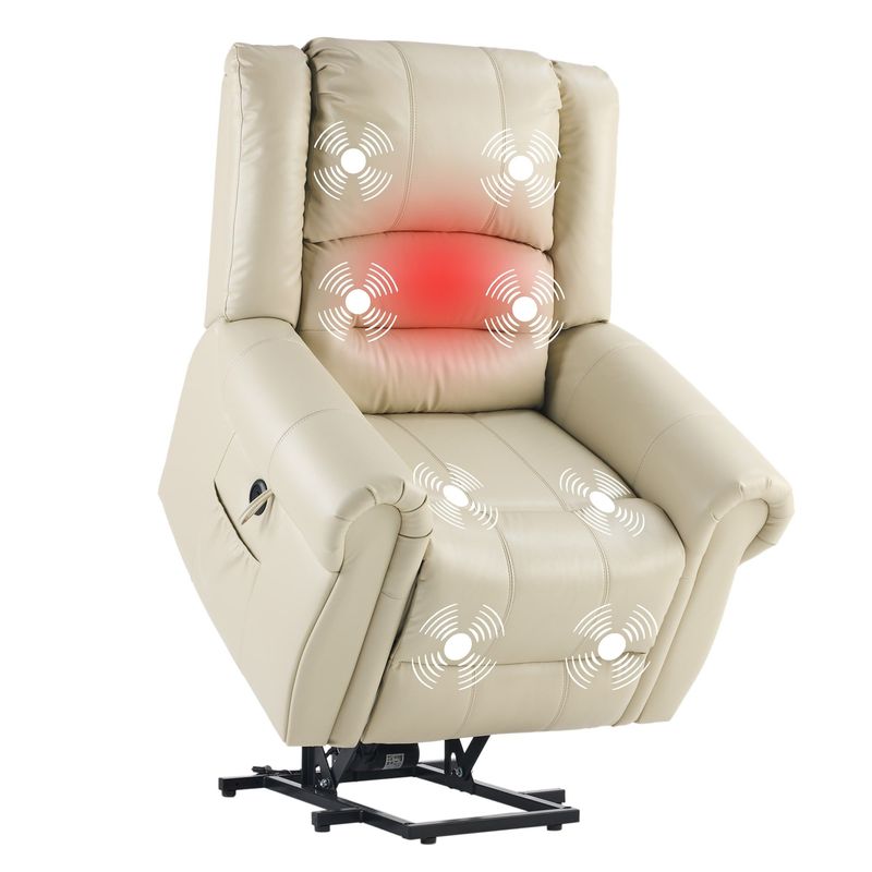 Futon Sofa Bed, Velvet Futon Couch For Living Room, Recliner Sleeper Sofa Bed With 2 Cup Holders, Removable Armrests, Metal Legs, Cream_voghion.com