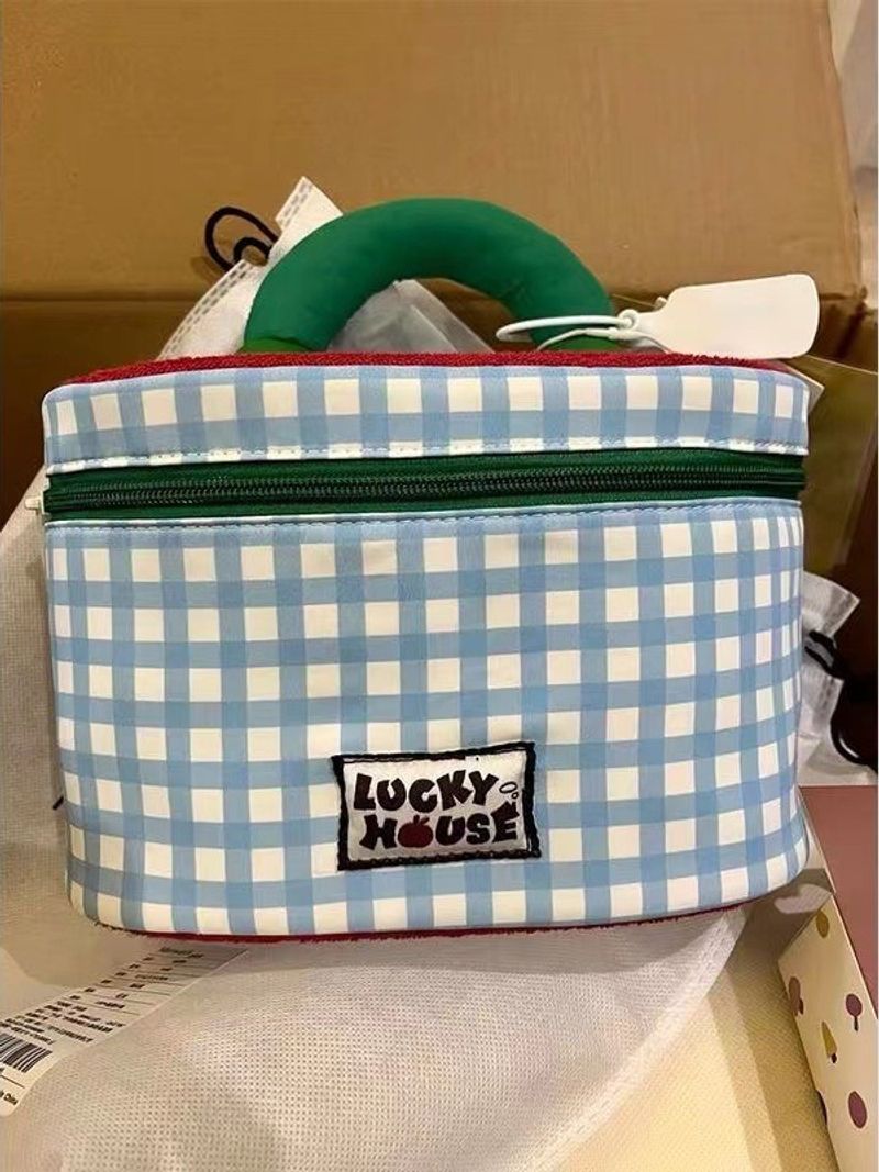 NWALK Piccolo Giardino Ragazza Carina Cilindro Portatile Trucco Viaggio Grande Capacità Borsa di Stoccaggio_voghion.com