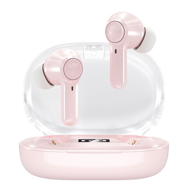 Transparent Space Capsule Digital Display Bluetooth Headset High-end Comfortable Wearing Wireless Headset_voghion.com