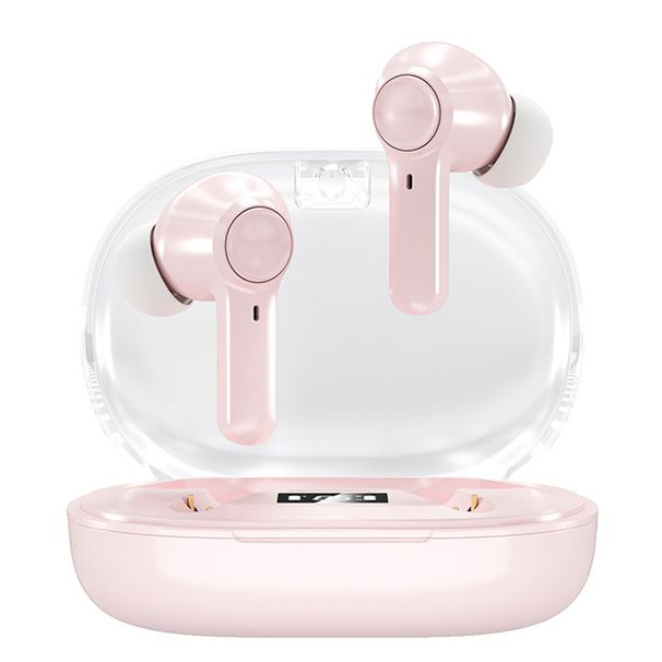 Transparent Space Capsule Digital Display Bluetooth Headset High-end Comfortable Wearing Wireless Headset_voghion.com